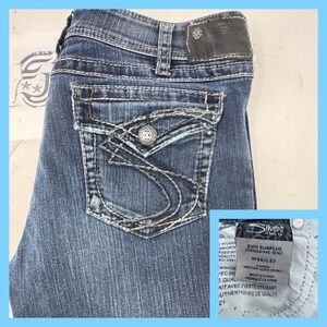Silver Jeans Co Suki Surplus Bootcut Jeans Women W36L32 Medium Wash Denim